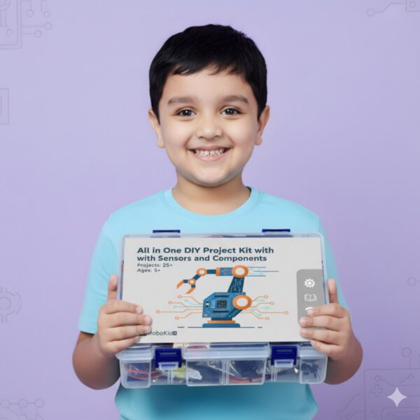 All in One DIY Project Kit with Sensors and Components