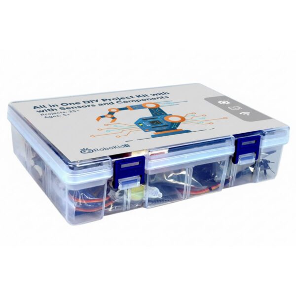 All in One DIY Project Kit with Sensors and Components