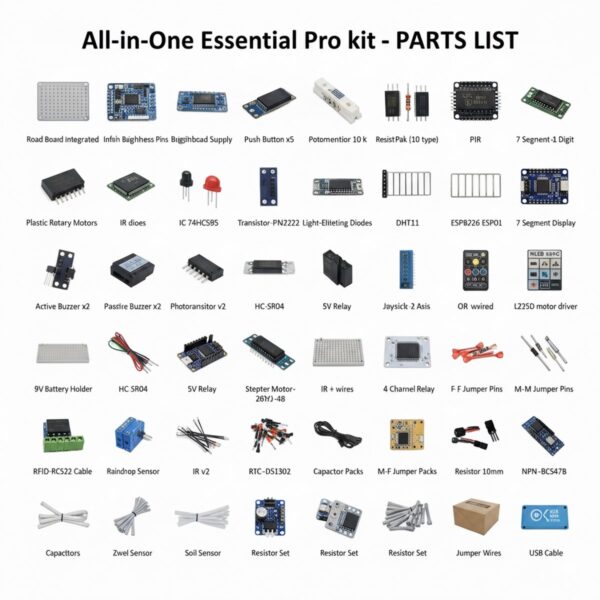 All-in-One Essential Pro Electronics Kit for DIY | Beginners to Pro Level