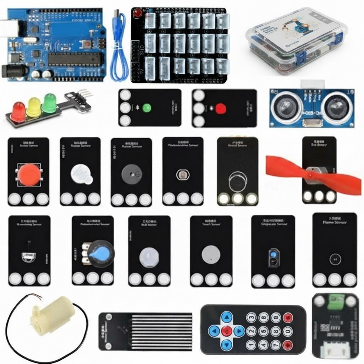 STEAM Robotics Starter Kit with Modular Blocks - RoboKid | Smart Kits ...