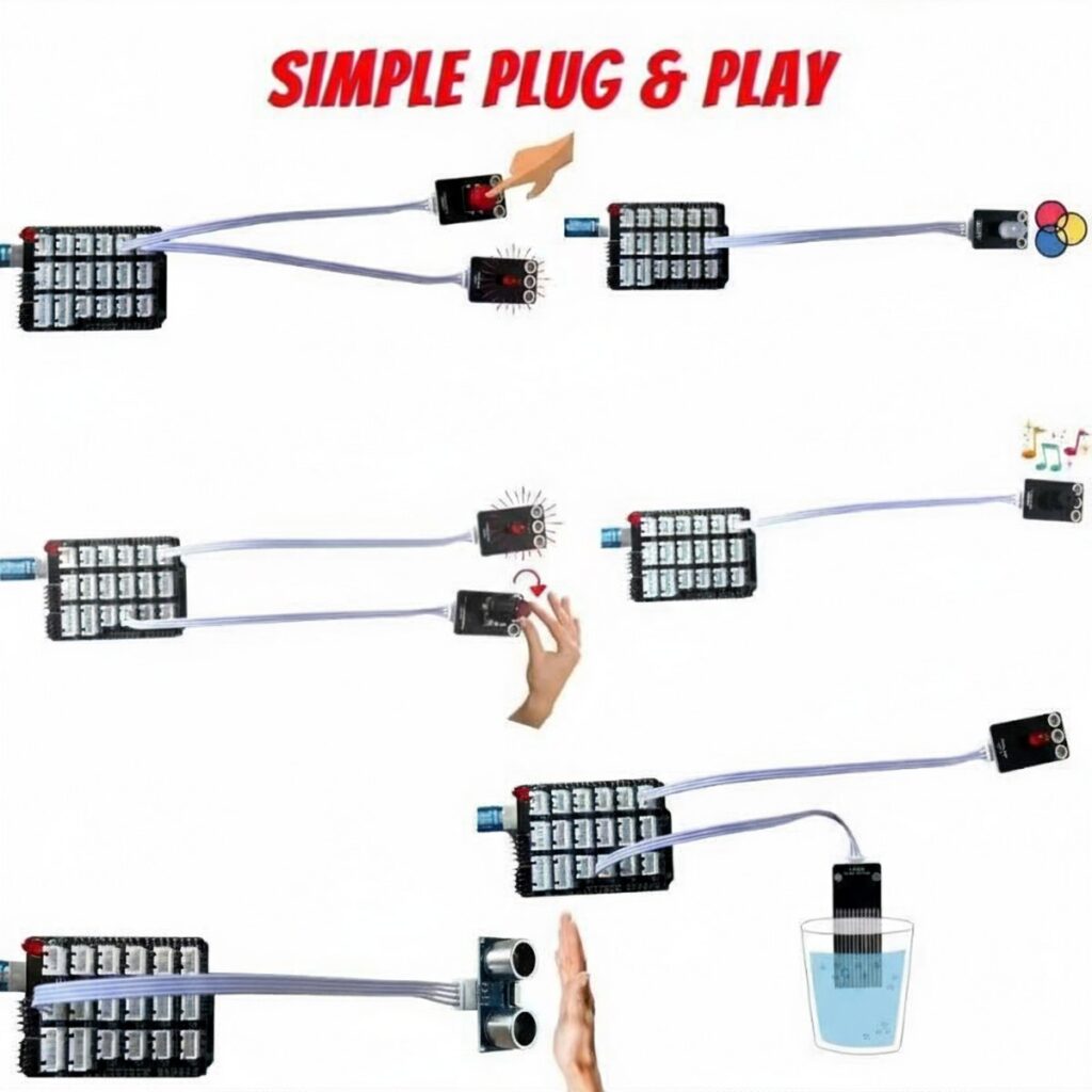 STEAM Robotics Starter Kit with Modular Blocks - RoboKid | Smart Kits ...