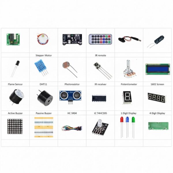 Super Starter Kit |  Beginner to Intermediate Level Arduino Kit