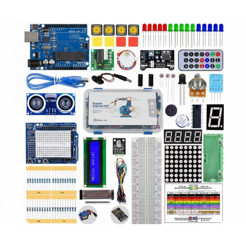 Kit Top Level Super Starter Kit | Beginner to Intermediate Level Arduino Kit ...