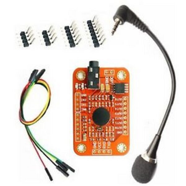 Voice Recognition Module With Mic & Speaker-Recognition Board