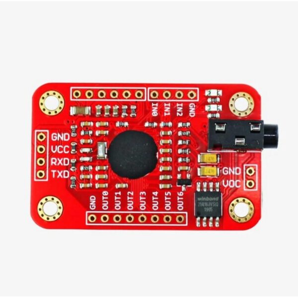 Voice Recognition Module With Mic & Speaker-Recognition Board